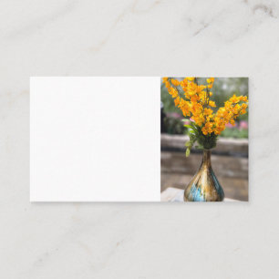 Carte De Visite Fleurs dans Vase