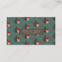 Fleurs de cerisier rouge brun moderne singe