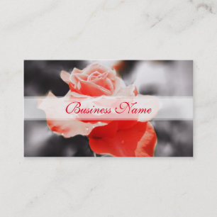 Carte De Visite Fleurs de rose vintage #2