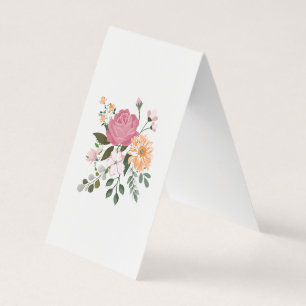 Carte De Visite Fleurs d'eau