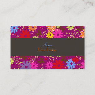 Carte De Visite Fleurs d'été de PixDezines, BusinessCard
