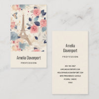 Fleurs et Tour Eiffel Motif Paris