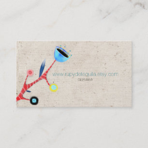 Carte De Visite Fleurs fabriquées en Allemagne par des mains mexic