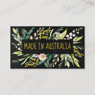 Carte De Visite Fleurs Fabriquées En Australie