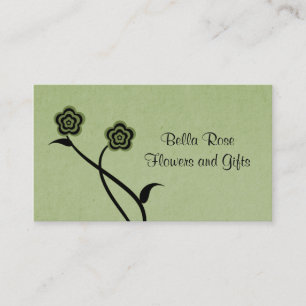 Carte de visite Fleurs Fleurs Funky, Sage