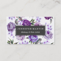 Fleurs pourpres lilas violettes Girly élégantes