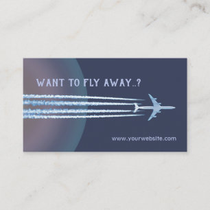 Carte De Visite Flly Away