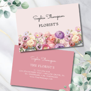 Carte De Visite Floral