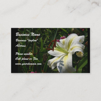Carte de visite floral