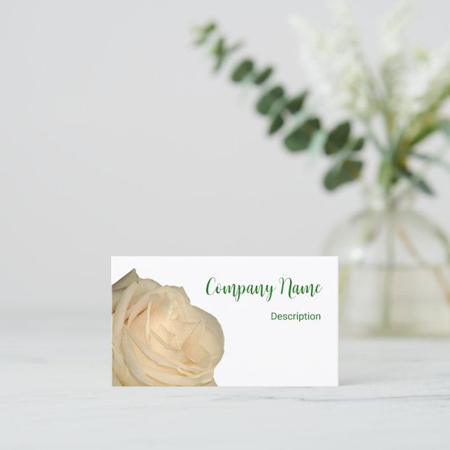 Carte de visite - Floral (Debout devant)