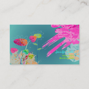 Carte De Visite ♥♥♥♥ floral grunge de PixDezines