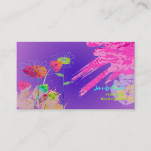 Carte De Visite ♥♥♥♥ floral grunge de PixDezines
