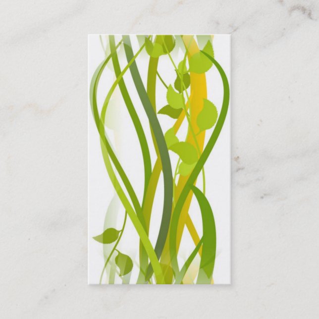 Carte De Visite Floral - lierre (Devant)