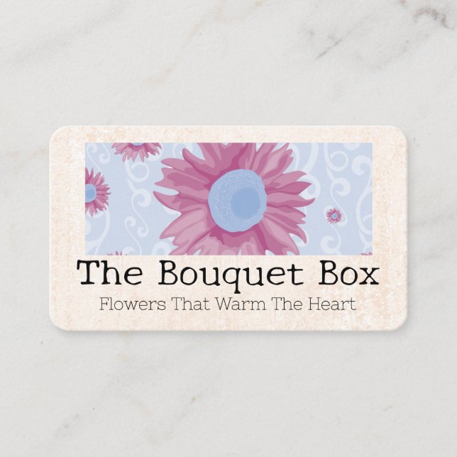 Carte De Visite Floral Pattern Graphics (Devant)