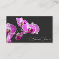 Floral rose orchidée florale calligraphie gris fon