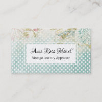*~* Floral Vintage Polka Dot Fleurs