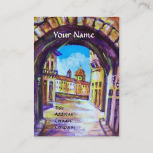 CARTE DE VISITE FLORENCE ANTIQUE ALLEY VOIR ÉGLISE CESTELLO