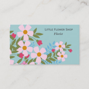 Carte De Visite Florist Flower Shop Entreprise design