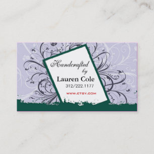 Carte De Visite Florista Handcrafted par les métiers faits sur