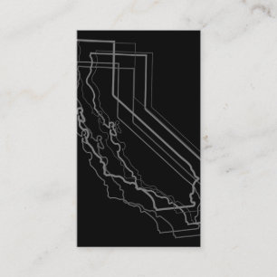 Carte De Visite flou californien