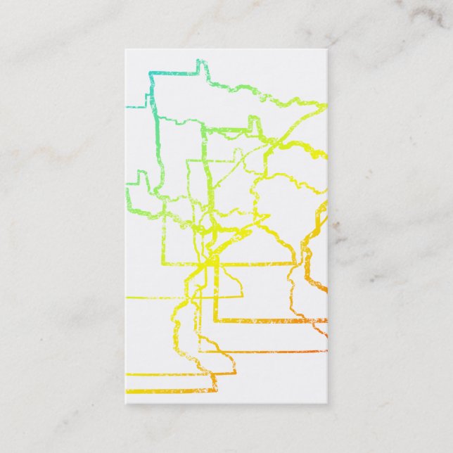 Carte De Visite flou de refroidissement du minnesota (Devant)