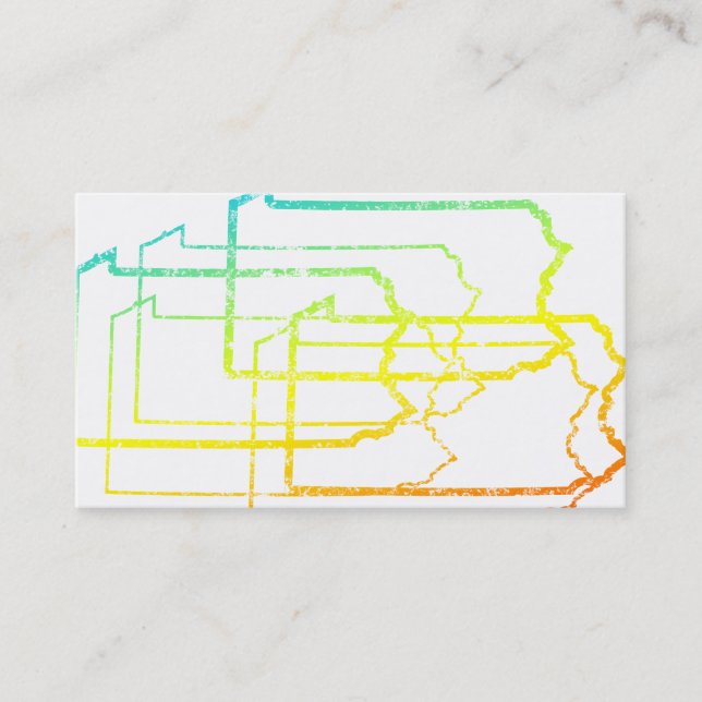Carte De Visite flou de refroidissement pennsylvanie (Devant)