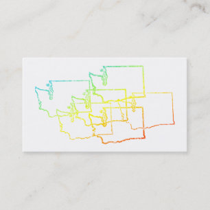Carte De Visite flou de washington chill
