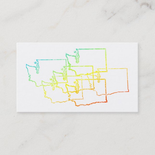 Carte De Visite flou de washington chill (Devant)