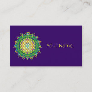 Carte De Visite Flower power de DES Lebens de la vie/Blume