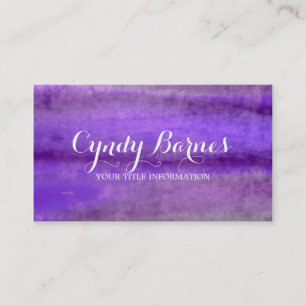 Carte De Visite Flux aquarelles