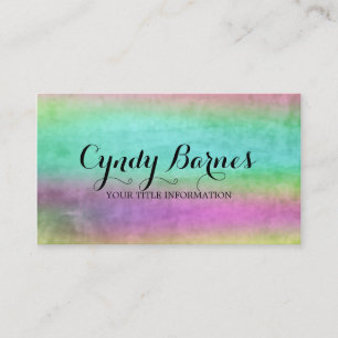 Carte De Visite Flux aquarelles