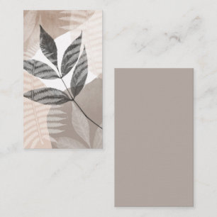 Carte De Visite Foliage moderne