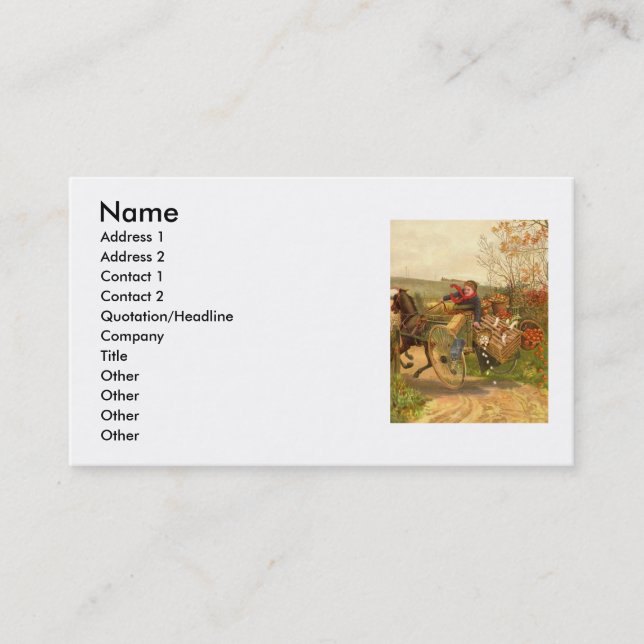 Carte de visite Folktales (Devant)