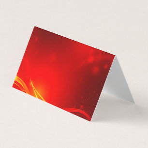 Carte De Visite fond abstrait rouge