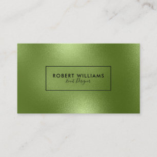 Carte De Visite Fond abstrait vert brillant moderne