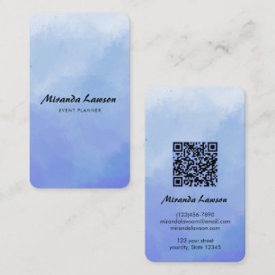 Carte De Visite Fond aquarelle