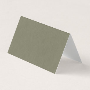 Carte De Visite Fond texturé vert olive calme et simple
