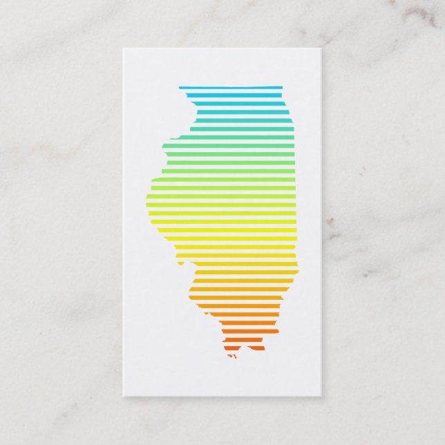 Carte De Visite fondu de refroidissement de l'illinois (Devant)
