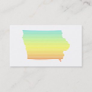 Carte De Visite fondu de refroidissement iowa