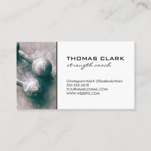 Carte De Visite Force Flexion du bras de l'entraîneur Poids