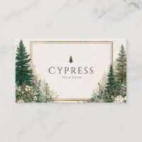 Forêt de pins rustique Bois hivernal