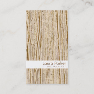 Carte De Visite Forêt naturelle Brown Arbre Entretien Paysage pelo