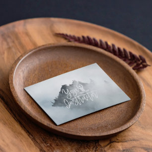 Carte De Visite Forêt naturelle de méditation Yoga instructeur Scr