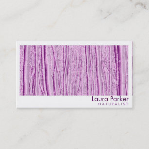 Carte De Visite Forêt Naturelle Violet Arbre Entretien Paysage Pel