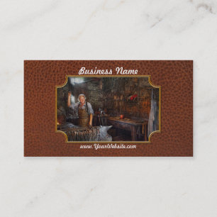 Carte De Visite Forgeron - travail de la forge