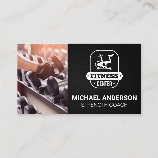 Carte De Visite Formateur personnel | Logo Fitness (Devant)