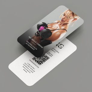 Carte De Visite Formateur personnel moderne Fitness Wellness Coach