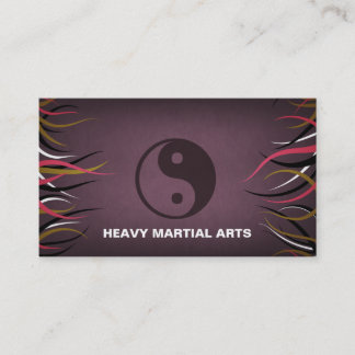 Carte De Visite Formation de studio d'arts martiaux de Hall de