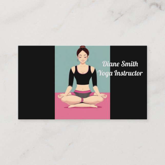 Carte De Visite Formation de yoga  (Devant)