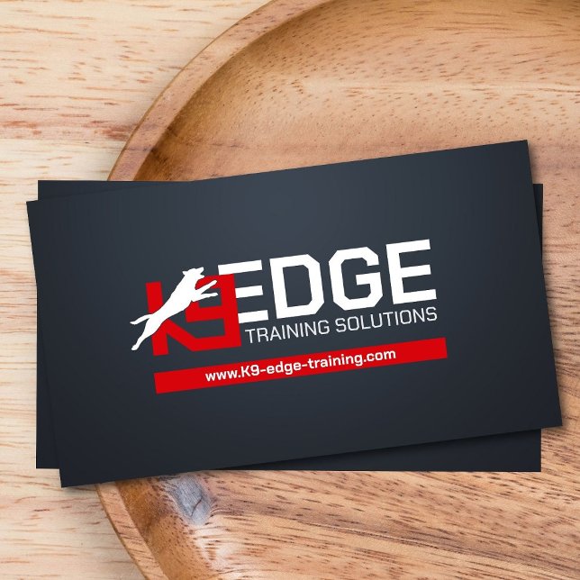 Carte De Visite Formation K9 - Entraîneur de chiens - Comportement (Créateur téléchargé)